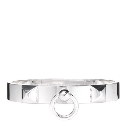 Hermes Sterling Silver PM Collier De Chien Bracelet SH 1 of 4