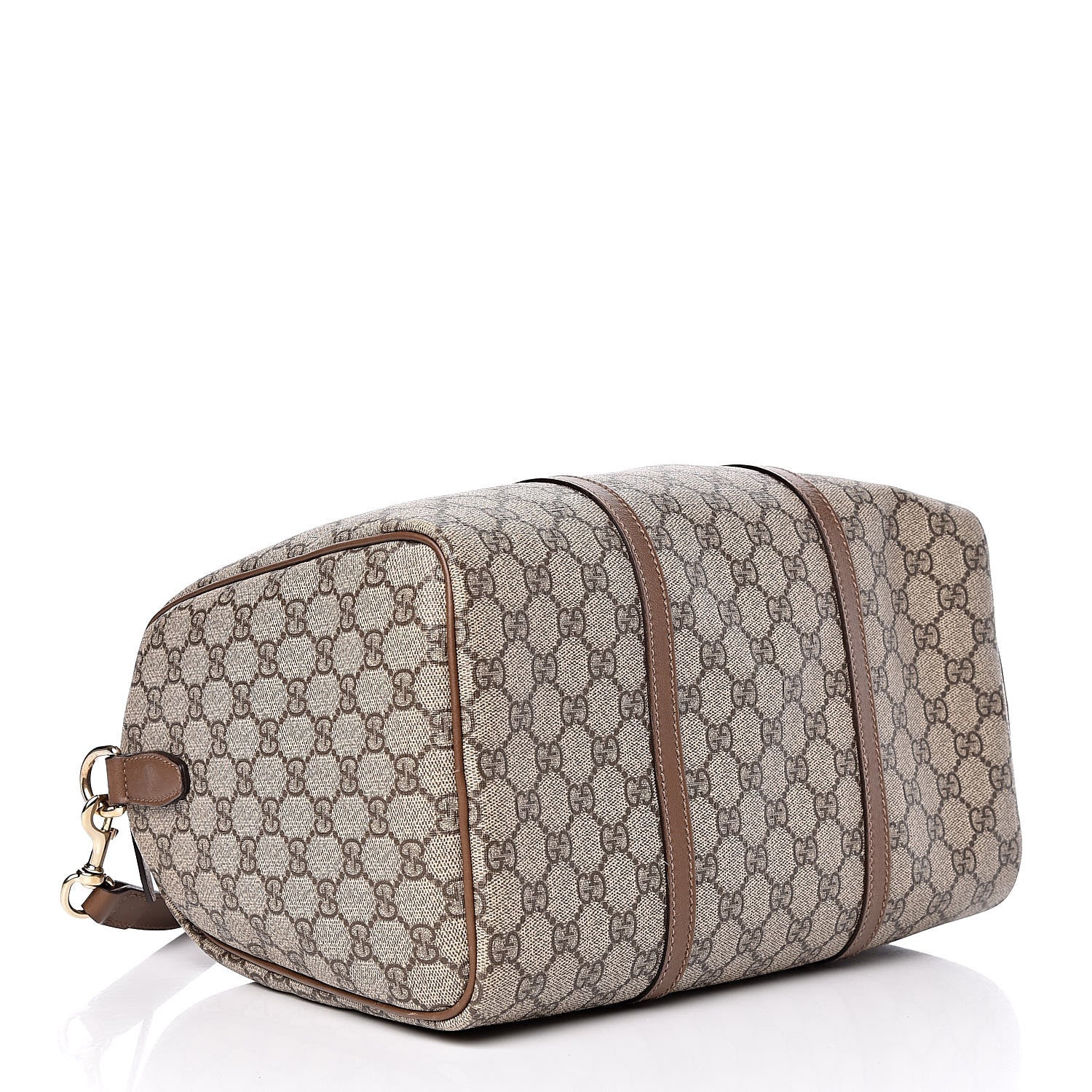 Gucci GG Supreme Monogram Margaux Calfskin Medium Nice Boston Beige Ebony Acero 5 of 10