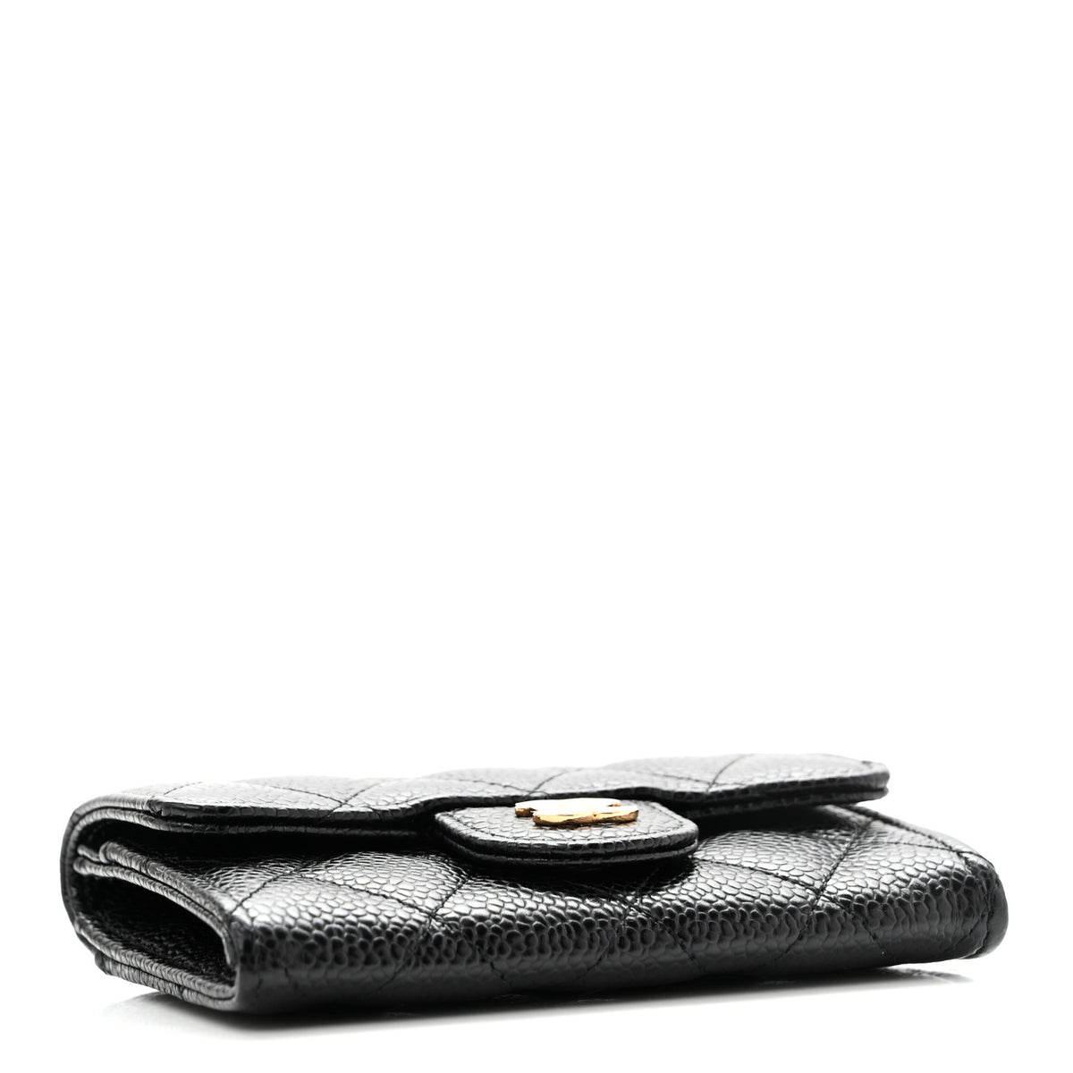 Chanel Caviar Quilted Flap Card Holder Black 4 of 10