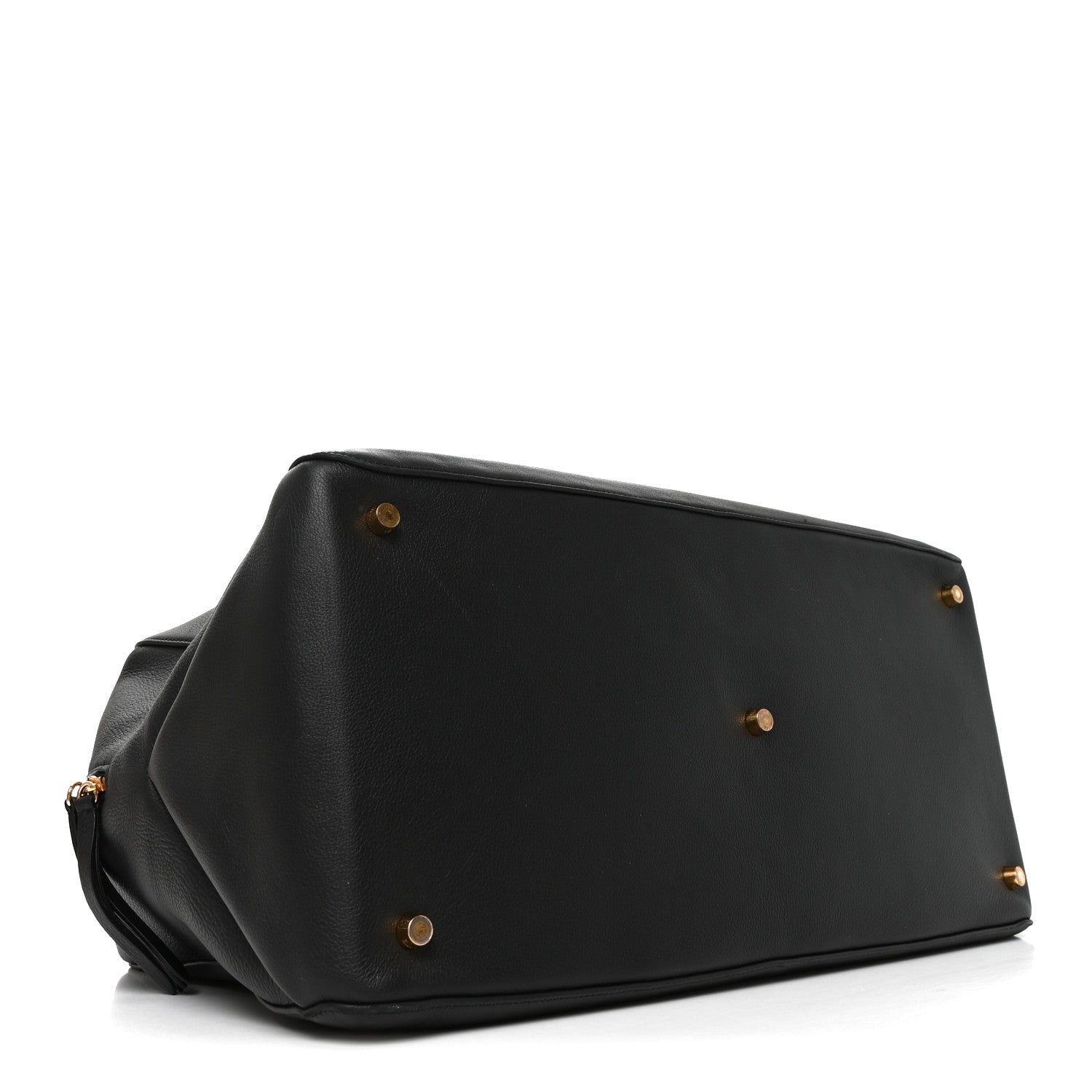 Khaite Pebbled Calfskin Large Maeve Weekender Bag Black 4 of 9