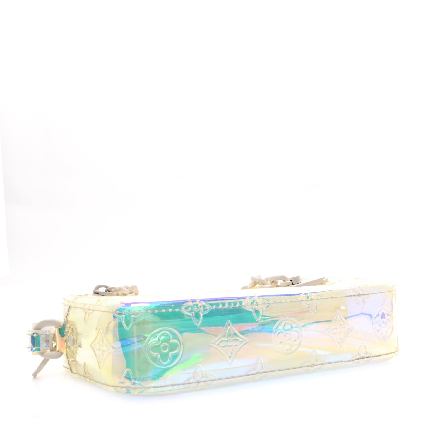 PVC Monogram Pochette Volga Iridescent Prism