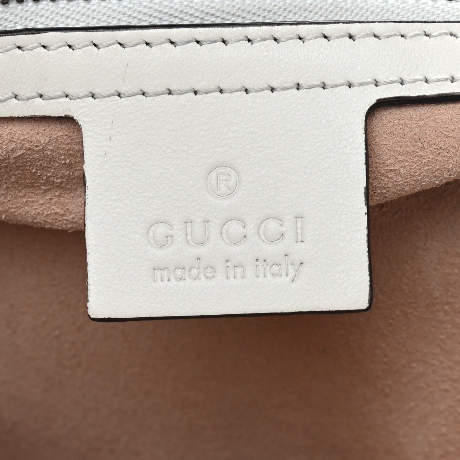 Gucci Calfskin Matelasse Large GG Marmont Shoulder Bag Mystic White 7 of 12