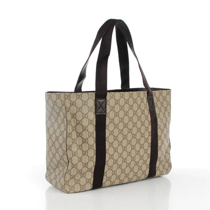 Gucci GG Plus Monogram Medium Tote Dark Brown 3 of 7