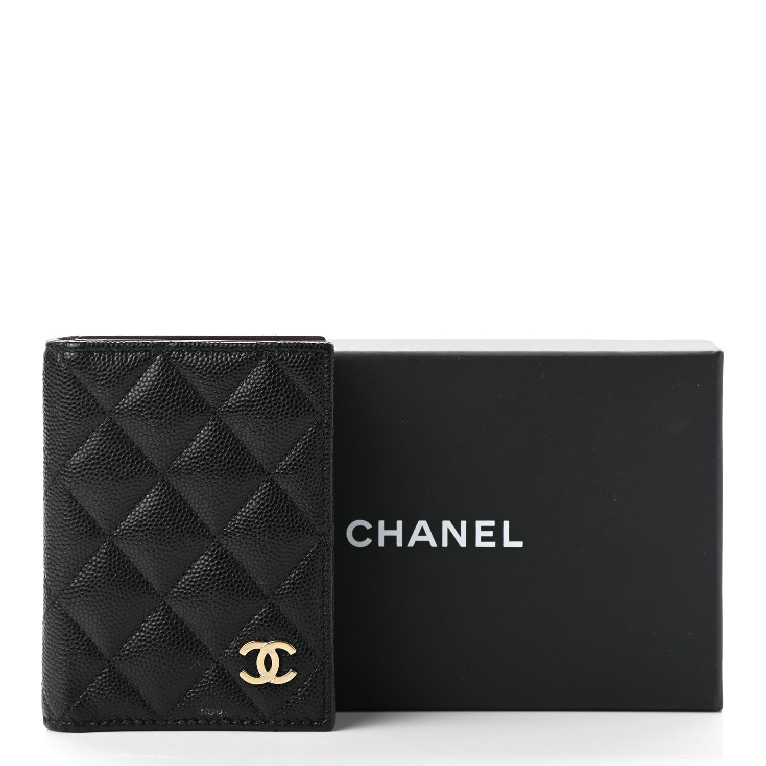 Chanel Caviar Quilted Card Holder Wallet Black 9 of 9