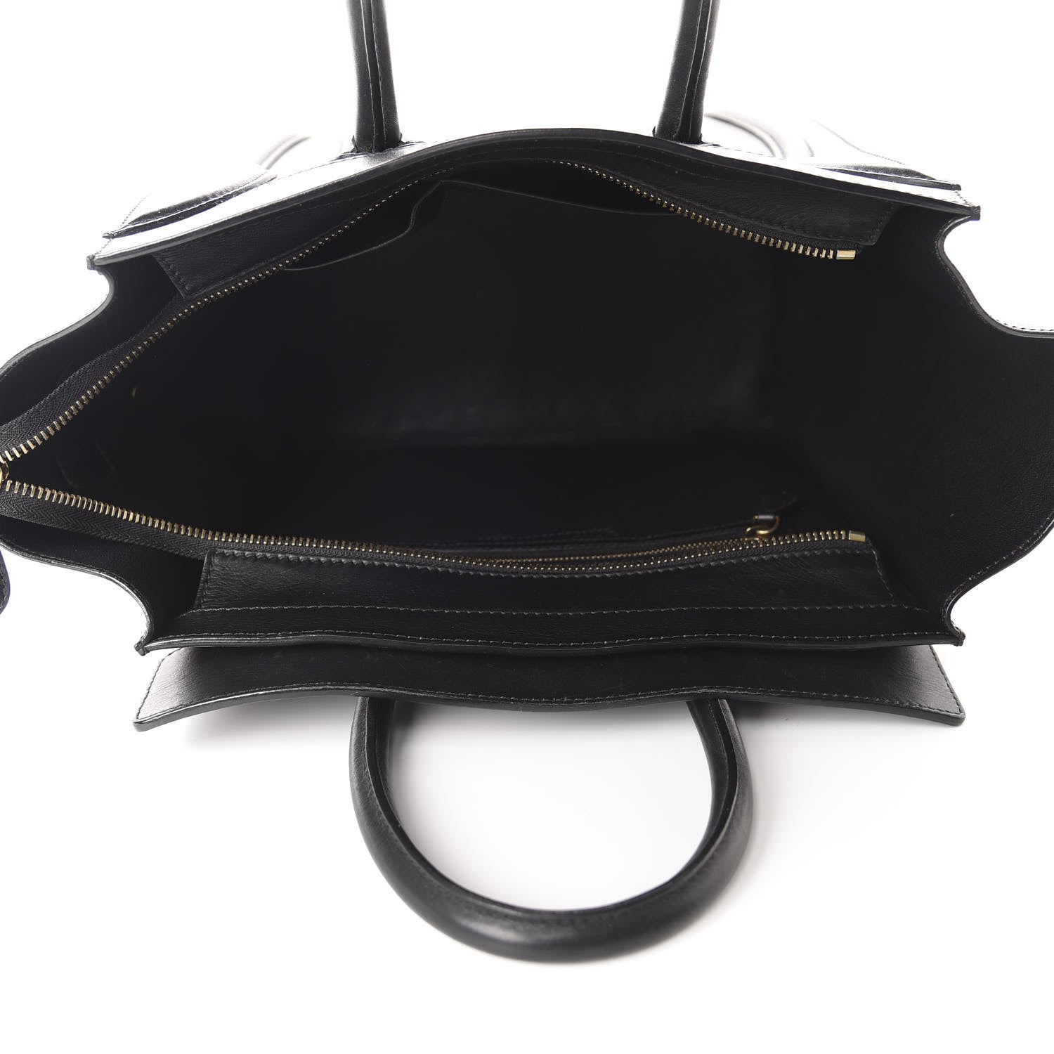 Celine Smooth Calfskin Mini Luggage Black 5 of 9