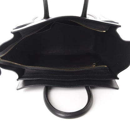 Celine Smooth Calfskin Mini Luggage Black 5 of 9