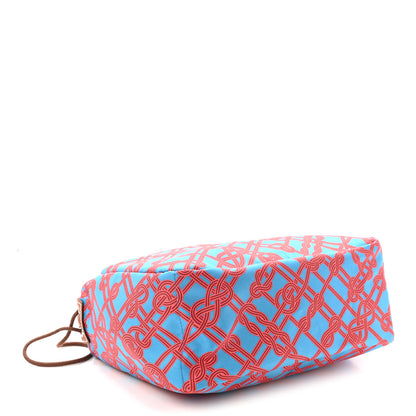 Hermes Silk Barenia Noeud Marin Fourbi 25 MM Pouch Rouge de Coeur Fauve 4 of 7