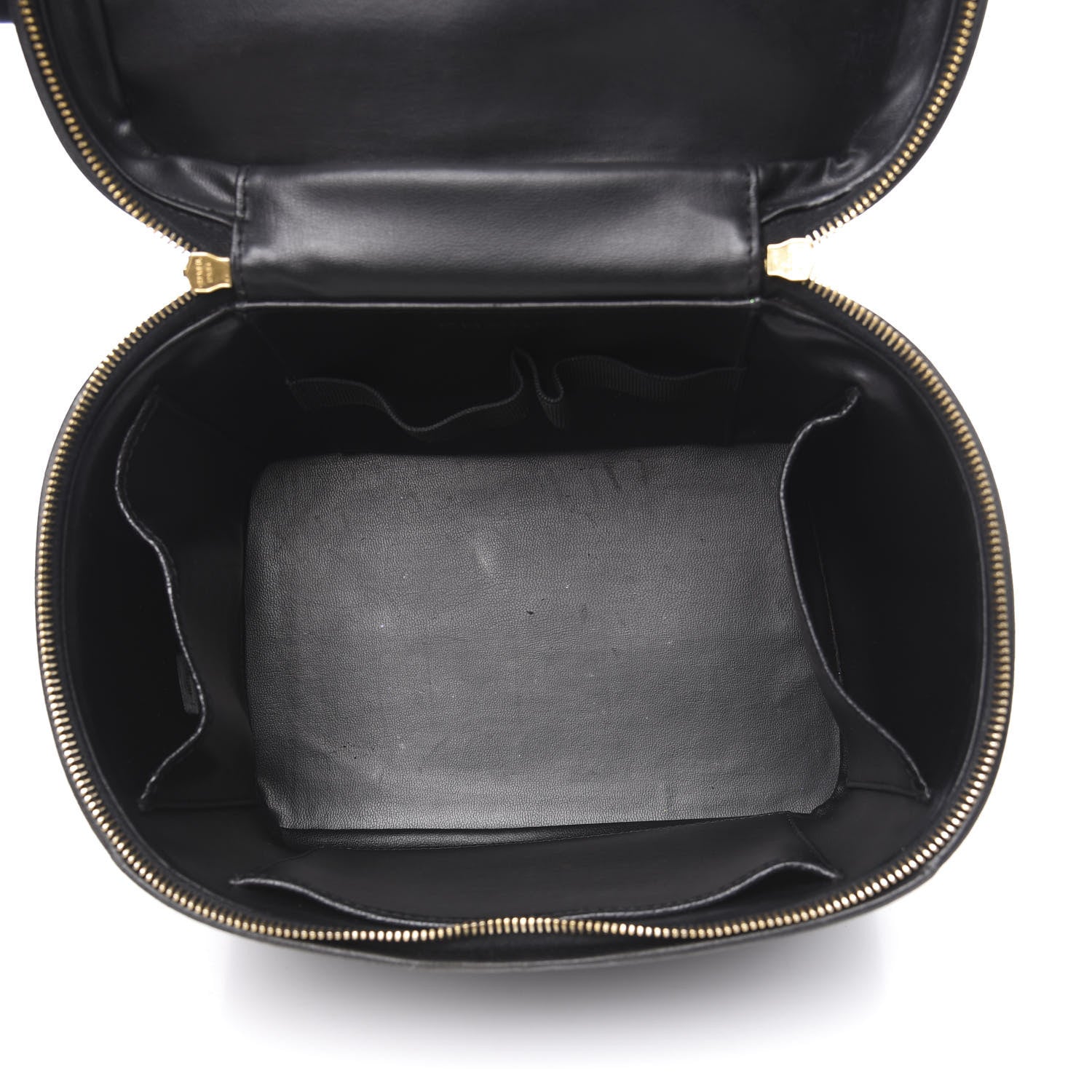 Chanel Caviar CC Vanity Train Case Black 5 of 18