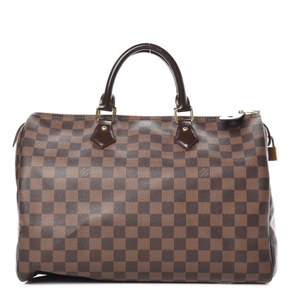 Louis Vuitton Damier Ebene Speedy 35 1 of 19
