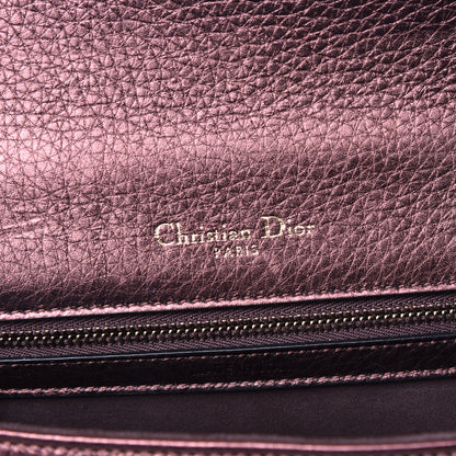 Christian Dior Metallic Grained Calfskin Small Diorama Flap Bag Noisette 6 of 8