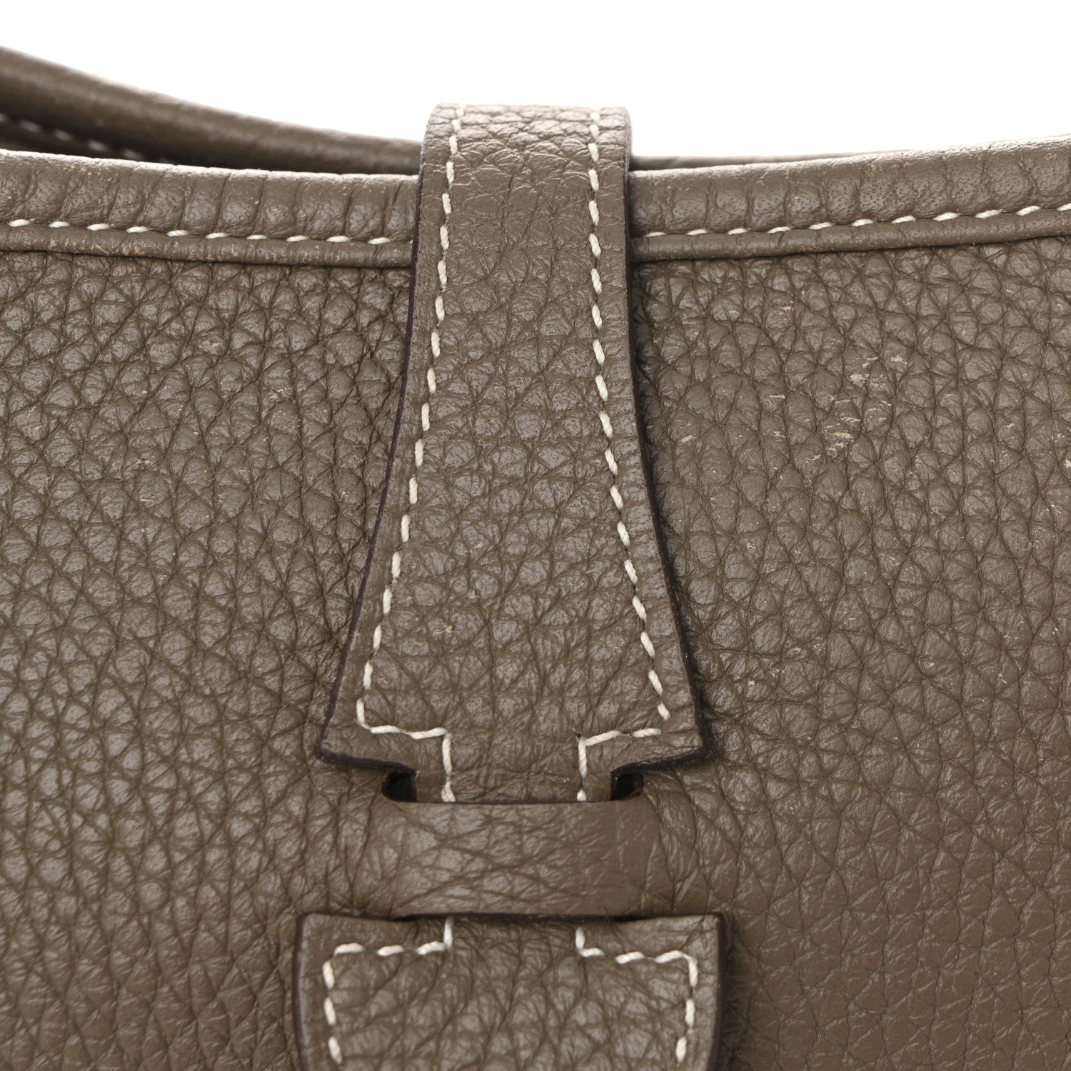 Hermes Taurillon Clemence Evelyne III PM Etoupe 11 of 11
