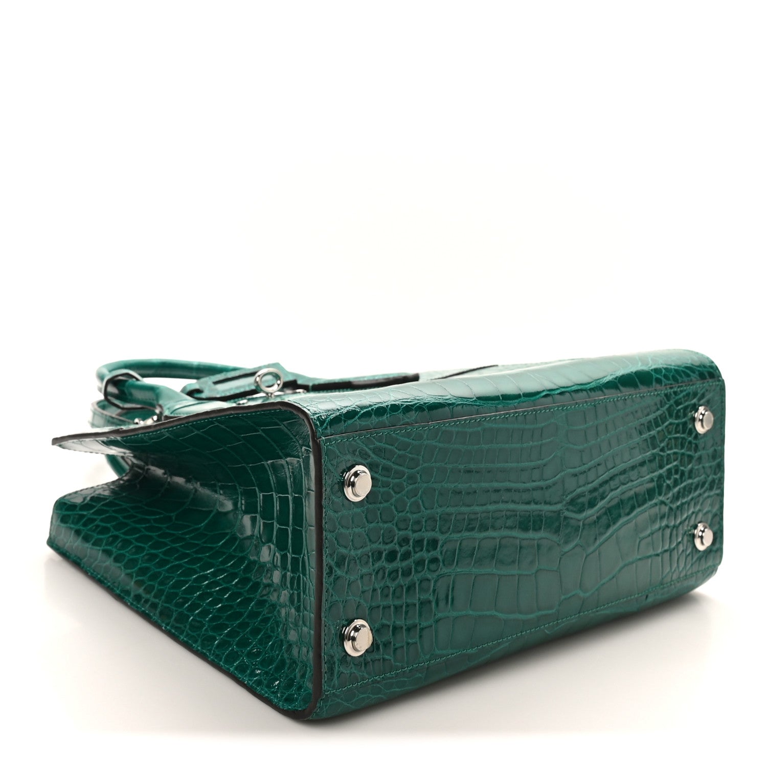 Louis Vuitton Alligator City Steamer MM Emeraude 4 of 9