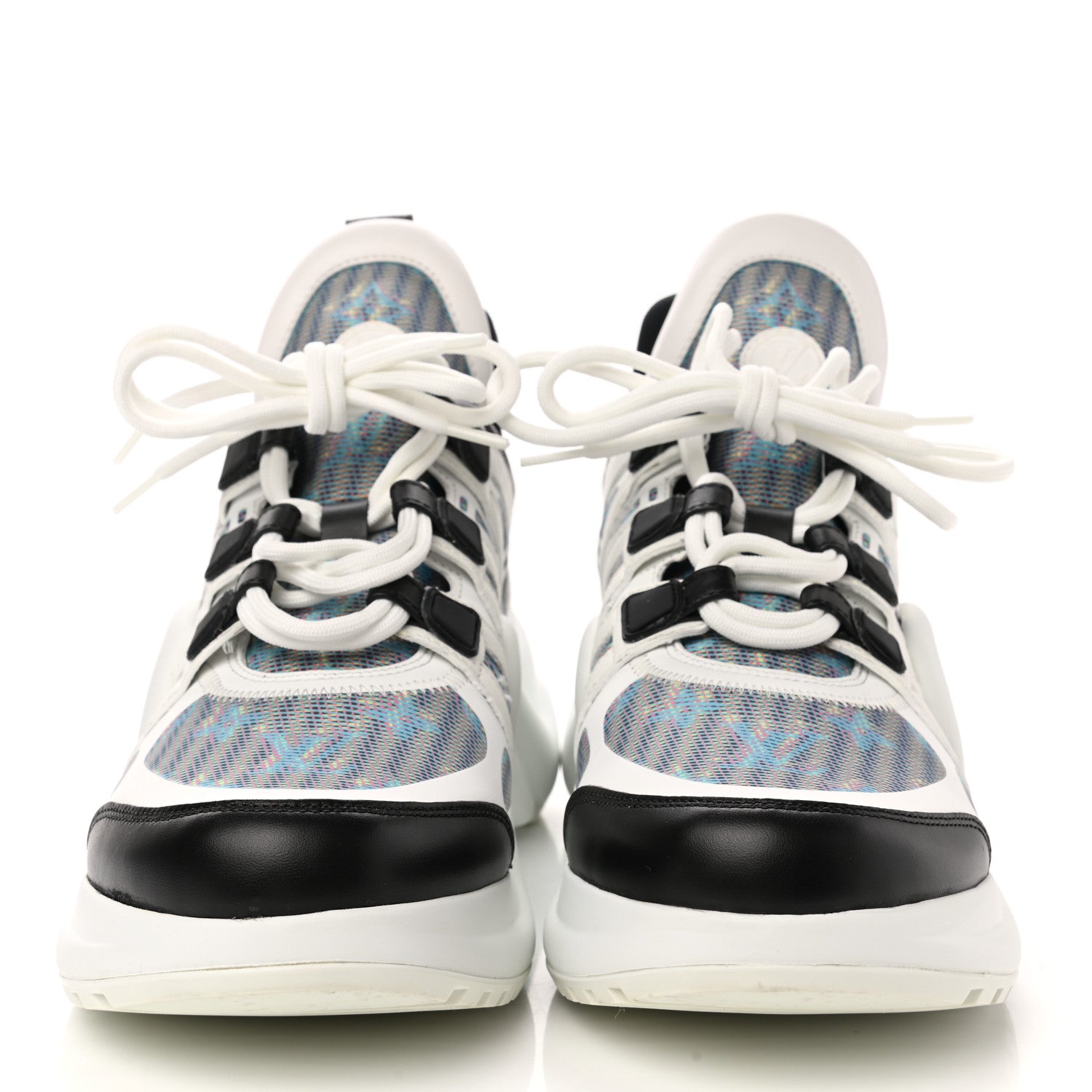 Louis Vuitton Calfskin Pop LV Archlight Sneakers 41 Blue 2 of 9