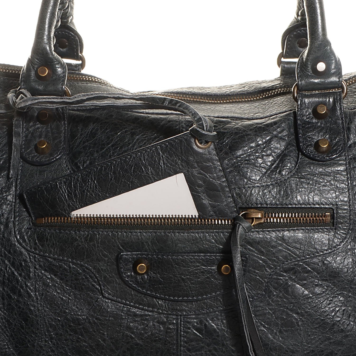 Balenciaga Agneau Classic Hardware Work Anthracite 11 of 12