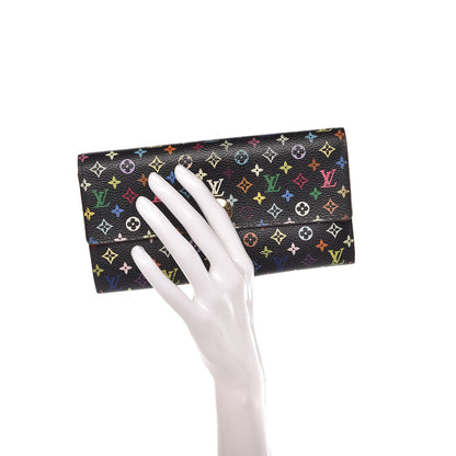 Louis Vuitton Monogram Multicolor Sarah Wallet Black Grenade 2 of 16