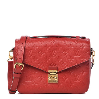 Louis Vuitton Empreinte Pochette Metis Cherry 1 of 10