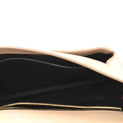 Saint Laurent Lambskin Matelasse Monogram Medium Niki Chain Satchel Dark Beige 5 of 11