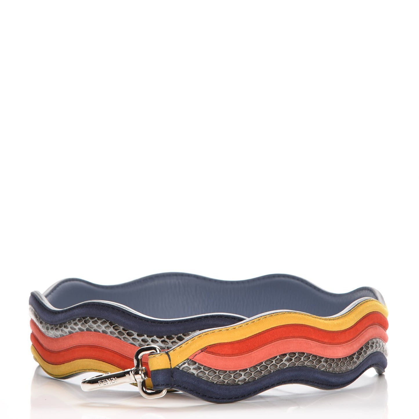 Suede Calfskin Waves Strap You Multicolor Mirto