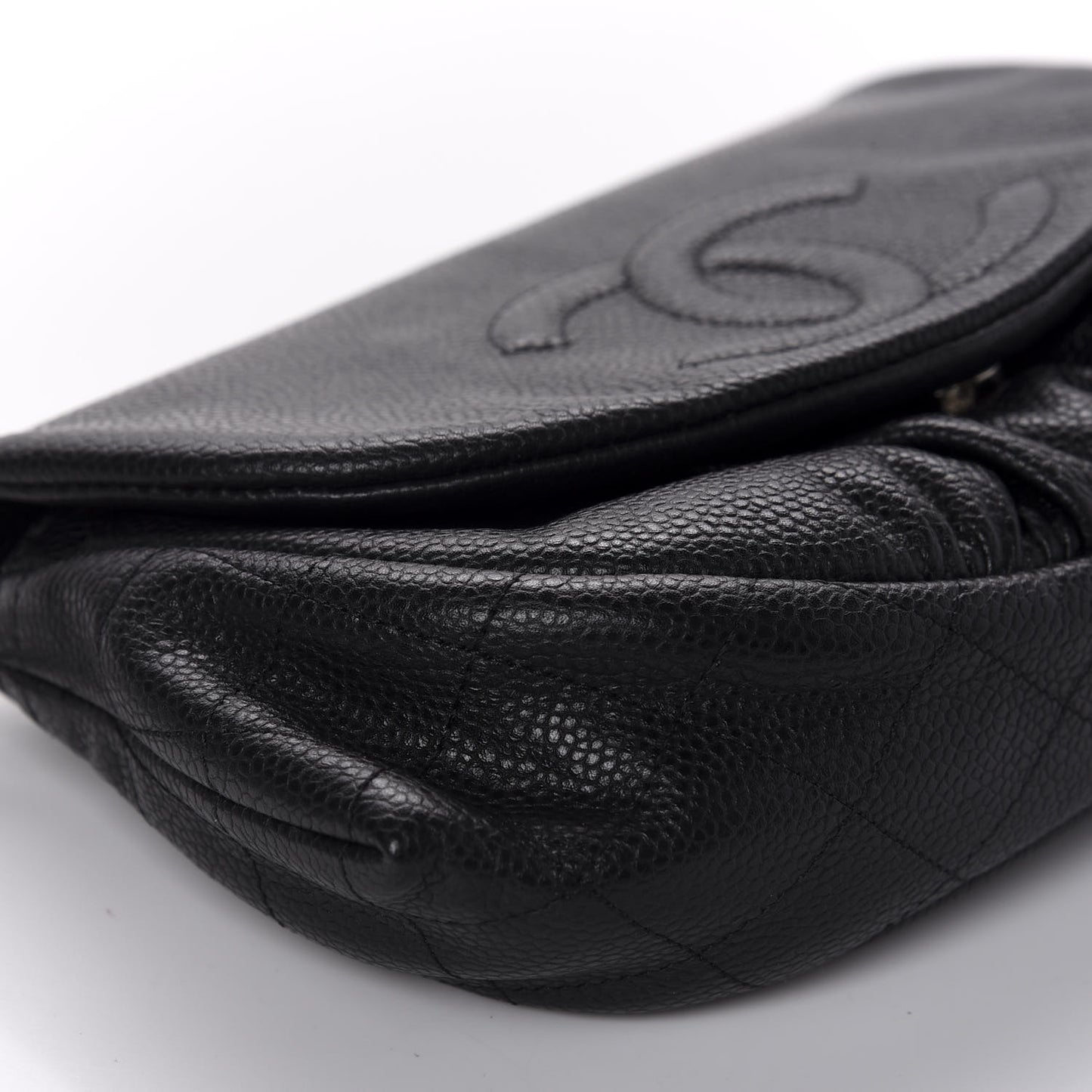 Caviar Half Moon Wallet On Chain WOC Black