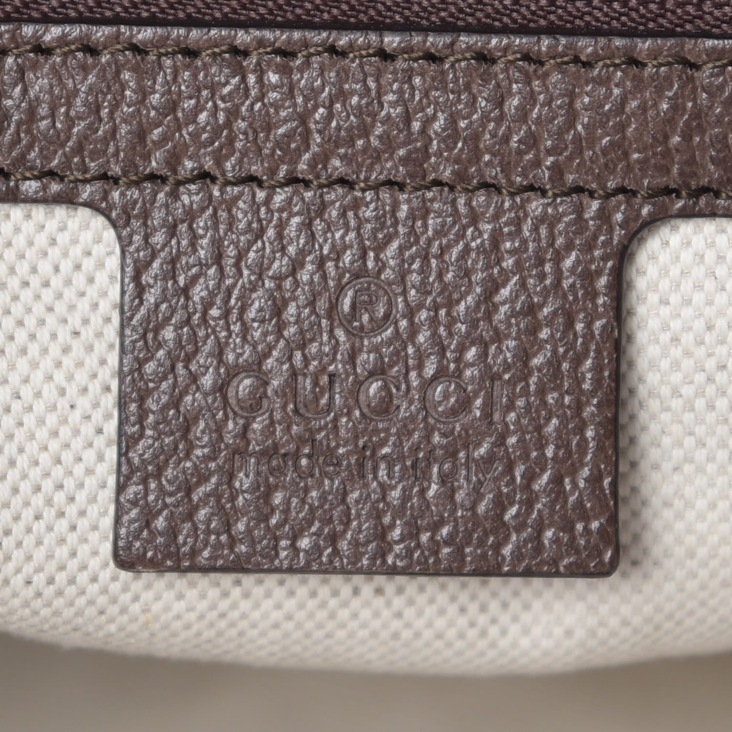 Gucci GG Supreme Monogram Web Ophidia Half Moon Hobo Brown 6 of 7