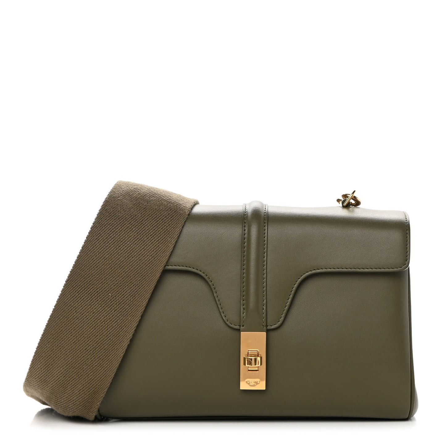 Smooth Calfskin Teen 16 Crossbody Bag Army Green