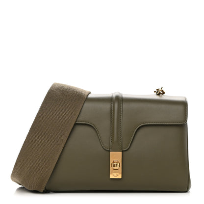 Celine Smooth Calfskin Teen 16 Crossbody Bag Army Green 1 of 12