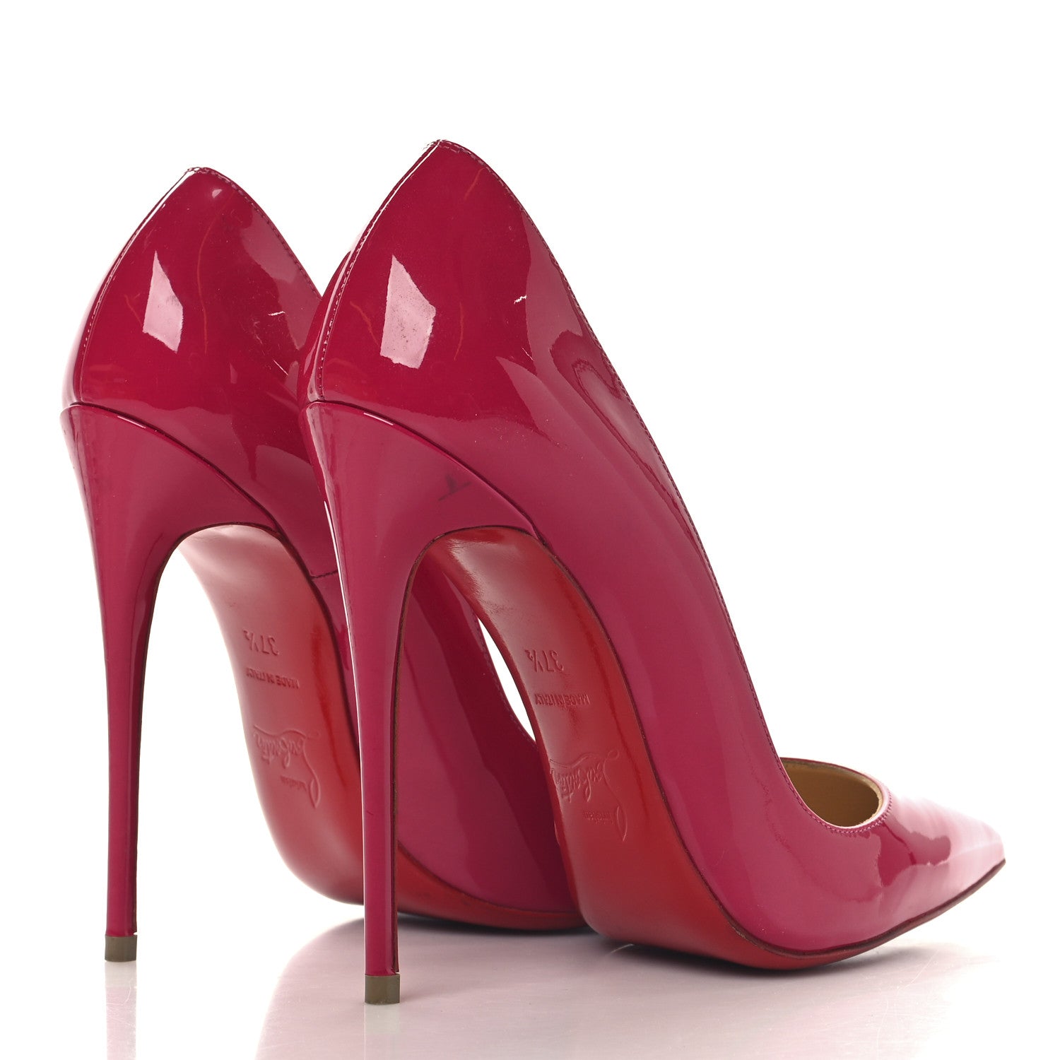 Christian Louboutin Patent So Kate 120 Pumps 37.5 Ultra Rose 5 of 10