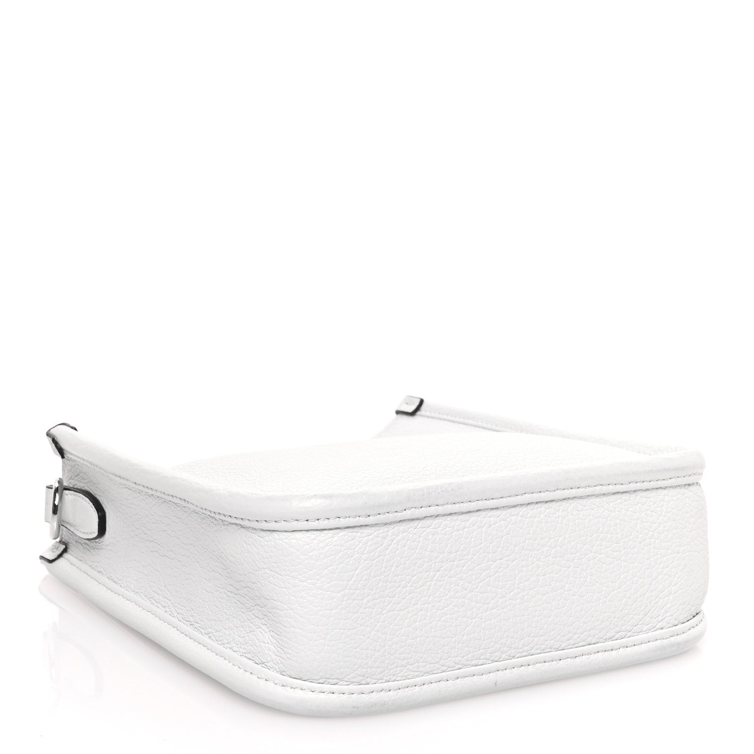 Prada Vitello Daino Soft Mini Hobo Messenger Bag White 4 of 11
