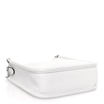Prada Vitello Daino Soft Mini Hobo Messenger Bag White 4 of 11