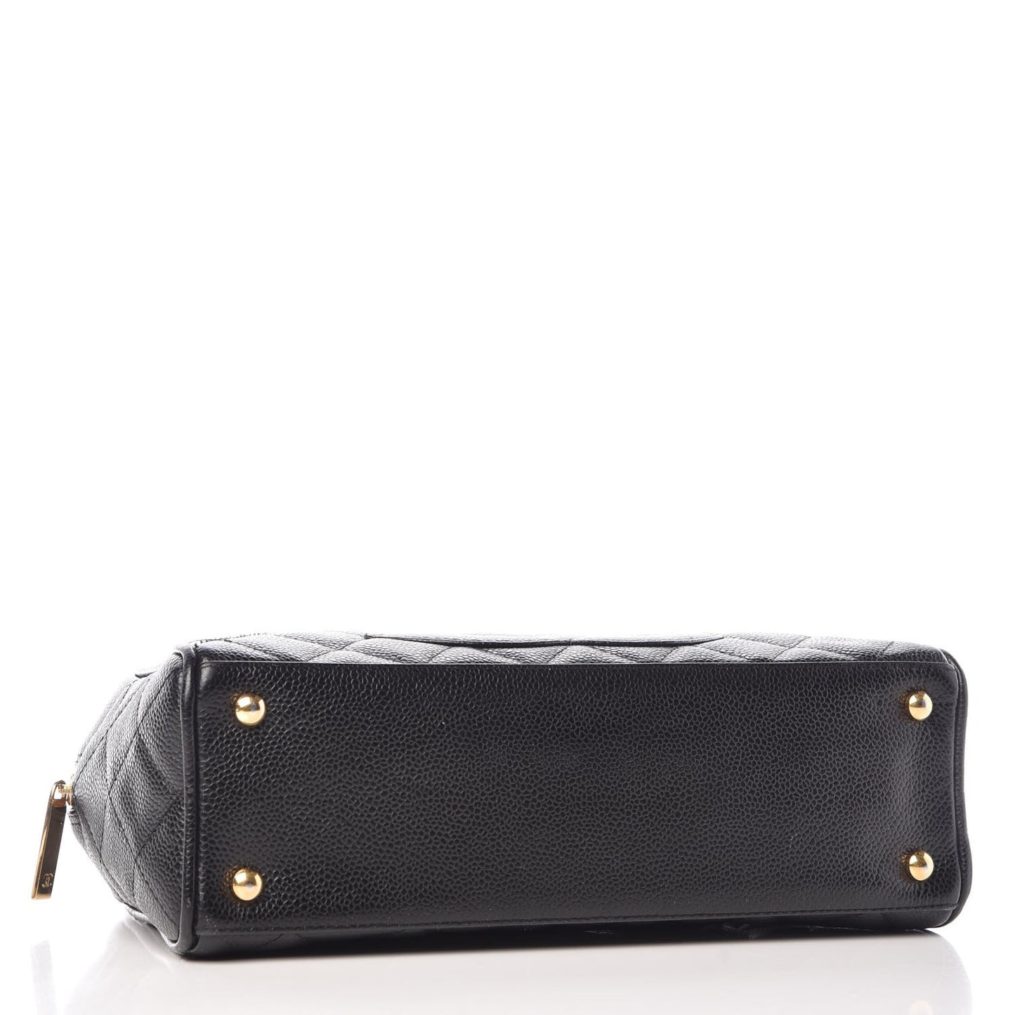 Caviar Quilted Small Bowler Black