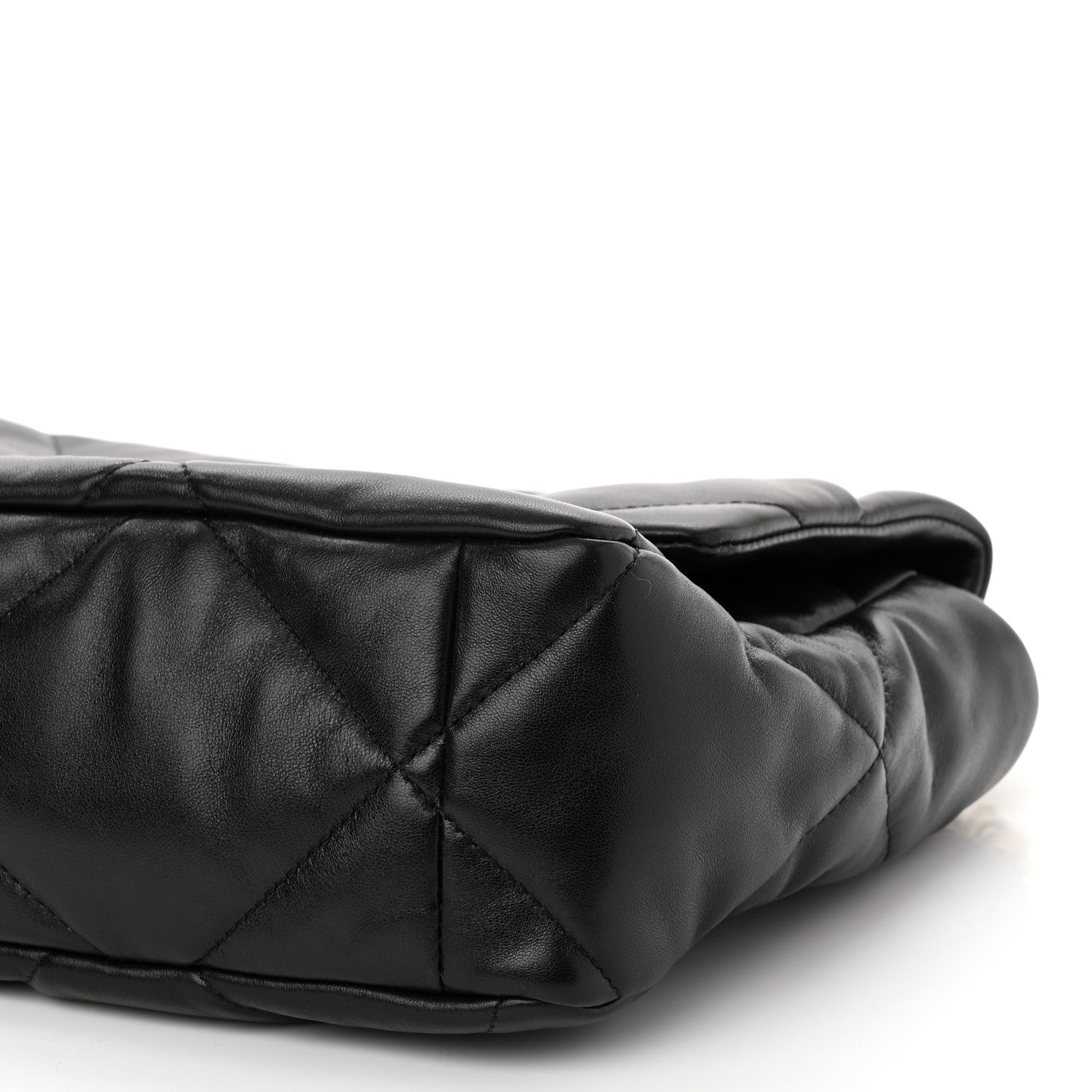 Chanel Lambskin Quilted Large Chanel 19 Flap Black 10 of 11
