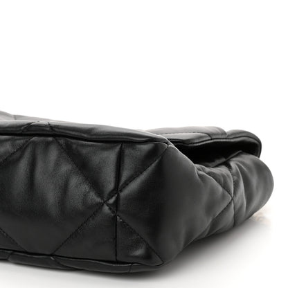 Chanel Lambskin Quilted Large Chanel 19 Flap Black 10 of 11