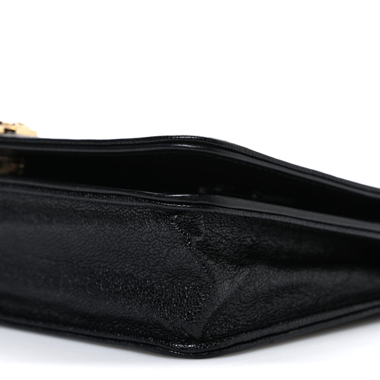 Chanel Caviar Quilted Boy Wallet On Chain WOC Black 11 of 12