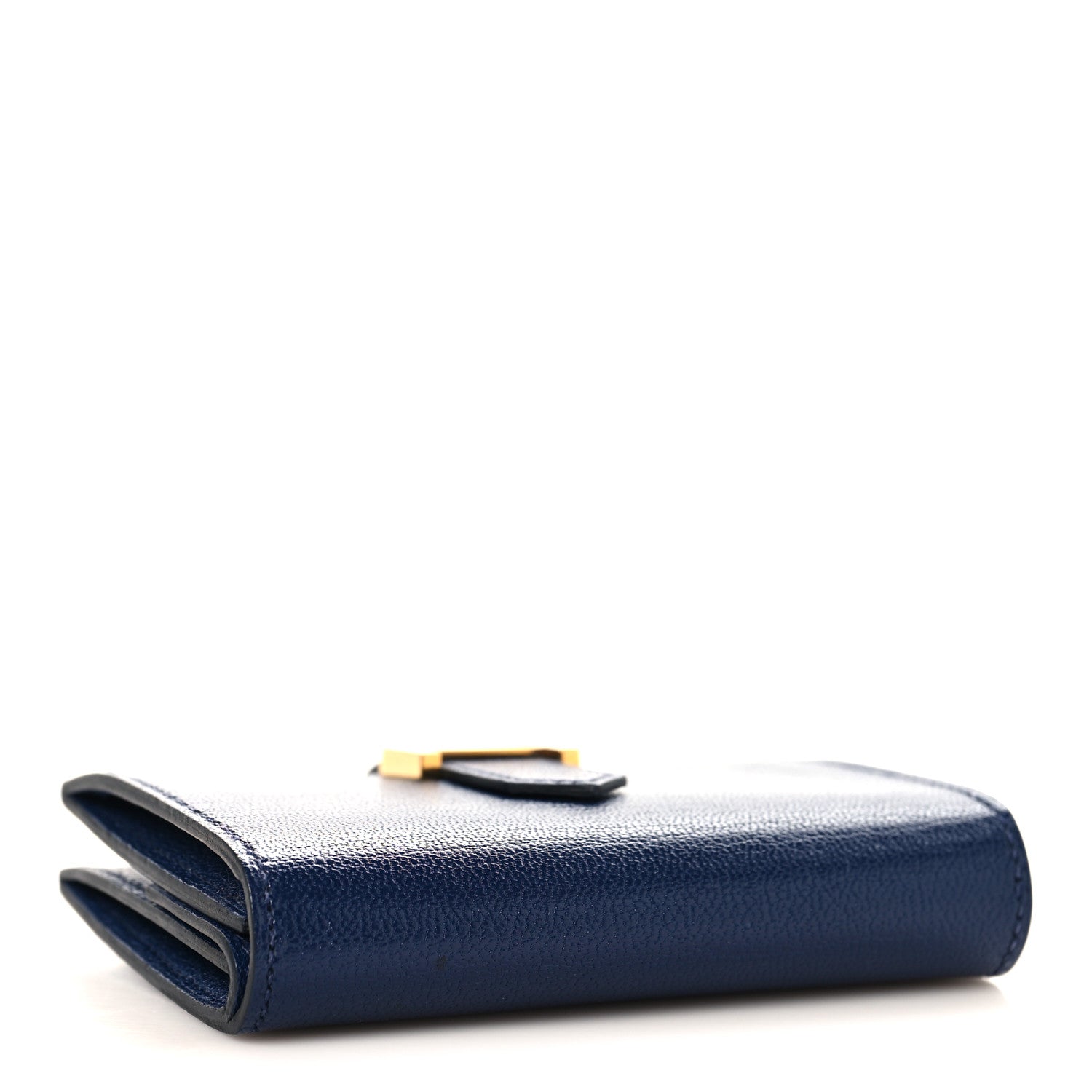 Hermes Chevre Mysore Mini Bearn Wallet Bleu Saphir 4 of 9