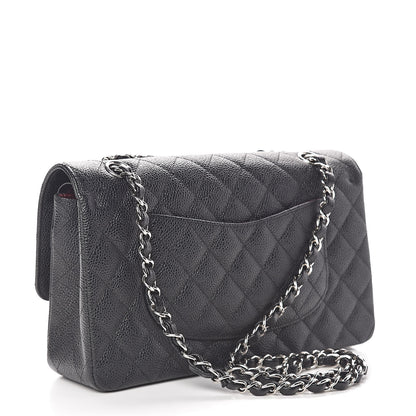 Chanel Caviar Quilted Medium Double Flap Black 3 of 11