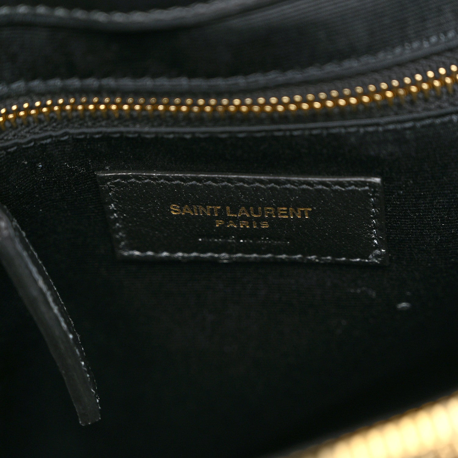 Saint Laurent Calfskin Y Quilted Monogram Medium Loulou Chain Satchel Black 6 of 10