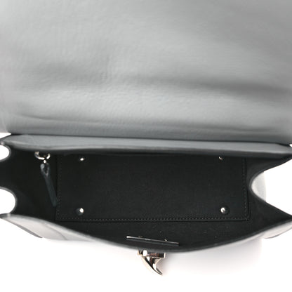 Givenchy Grained Calfskin Mini Shark Lock Satchel Grey 5 of 8