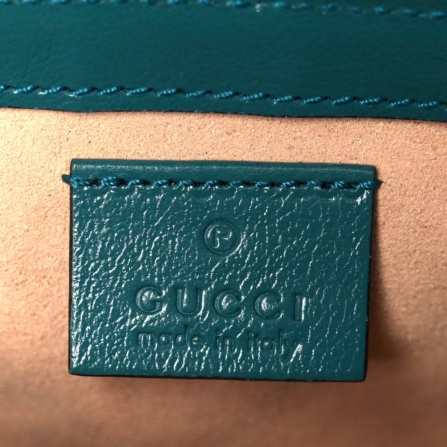 Gucci Azalea Calfskin Enamel Matelasse Diagonal Super Mini Torchon