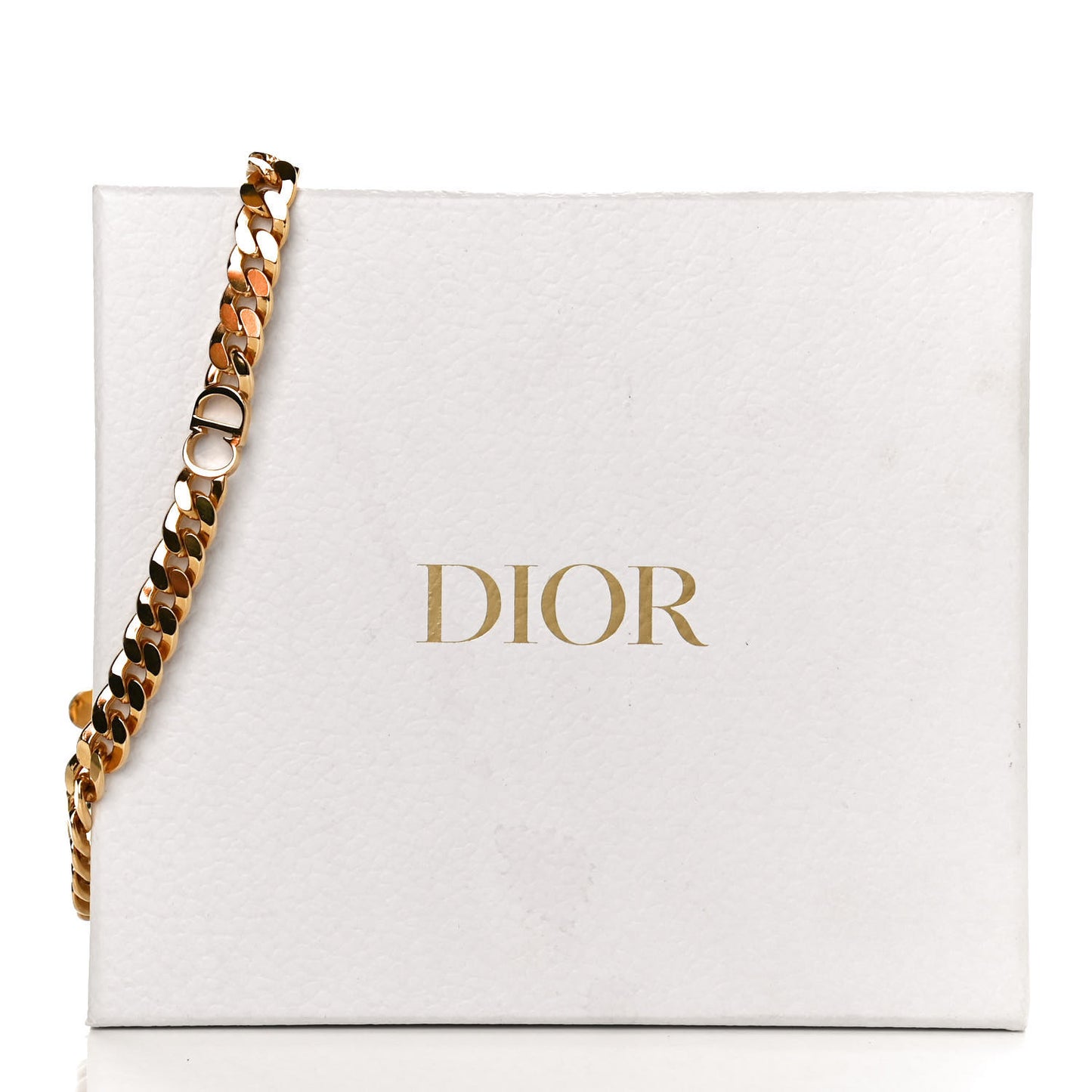 Metal Danseuse Etoile Chain Choker Necklace Gold