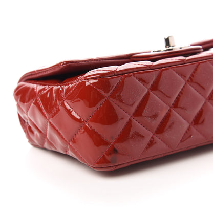 Chanel Patent Calfskin Quilted Mini Rectangular Flap Red 6 of 10