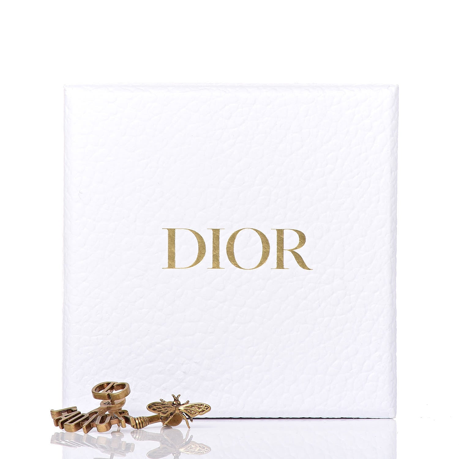 Christian Dior Metal J'Adior Earrings Aged Gold 5 of 5