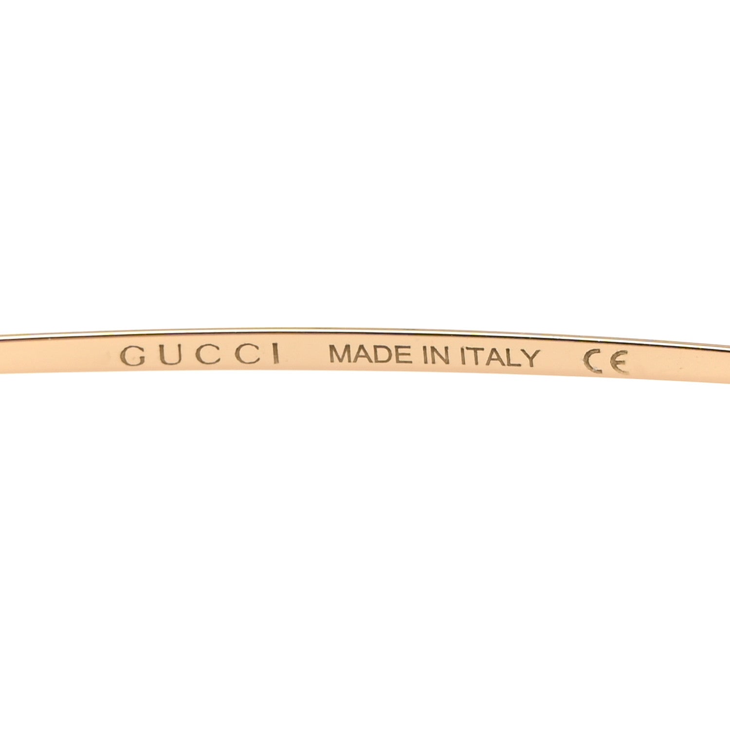 Gucci Metal Aviator Sunglasses GG0503S Gold 6 of 7