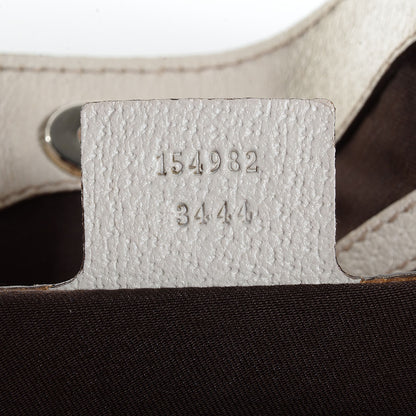 Gucci Monogram Charmy Medium Shoulder Bag Off White 7 of 14