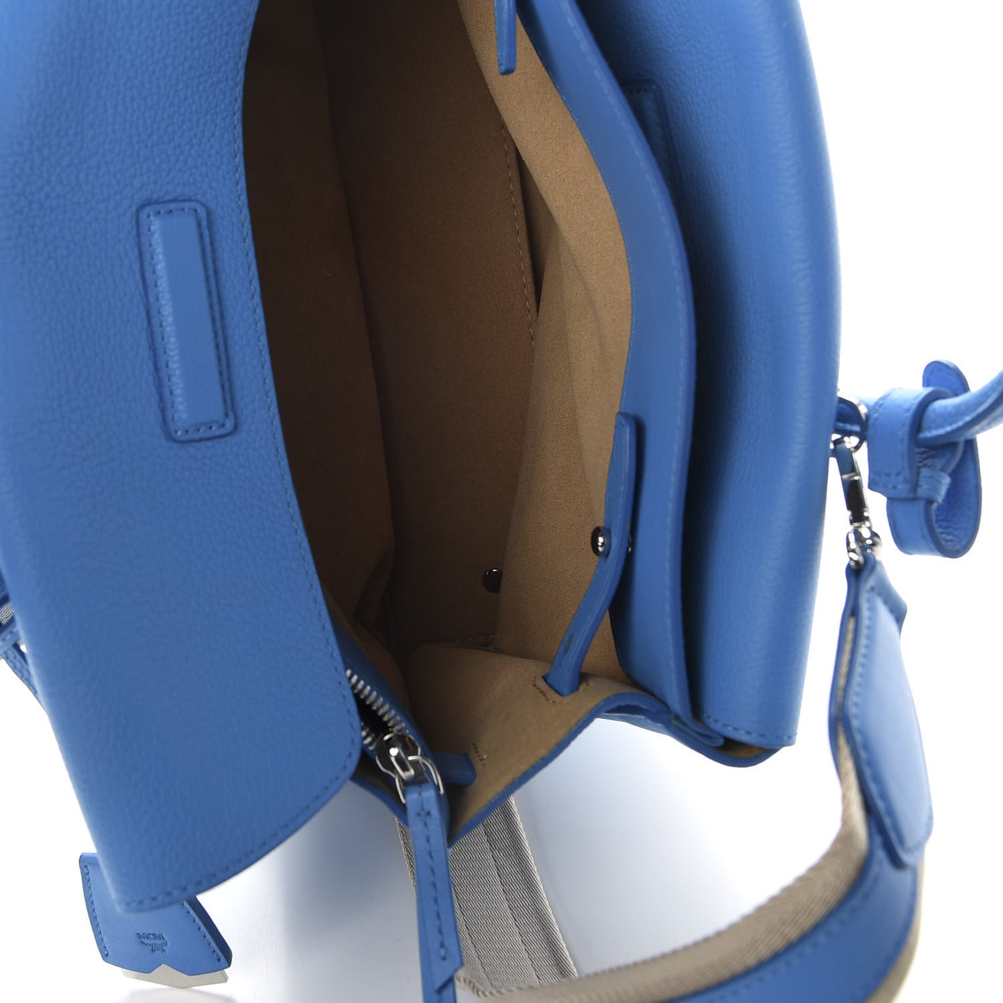 Grained Calfskin Medium Milla Tote Tile Blue
