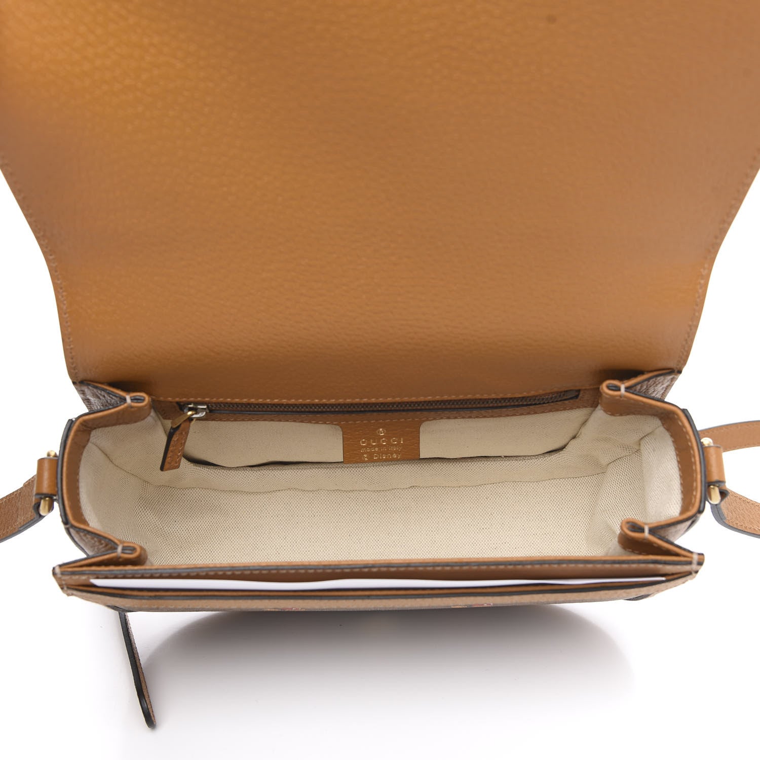 Gucci X DISNEY Mini Vintage GG Supreme Monogram Mickey Mouse Small Flap Messenger Bag Beige Vintage Sun Oil 5 of 11