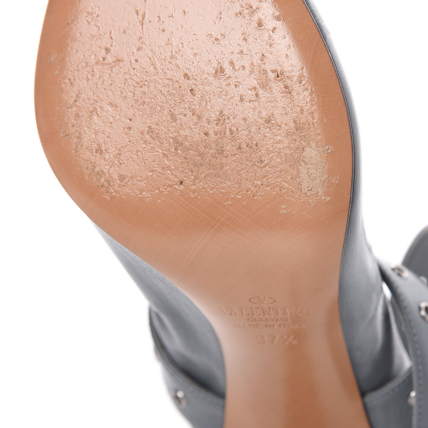 Nappa Love Latch Cross Strap 100mm Pumps 37.5 Light Stone