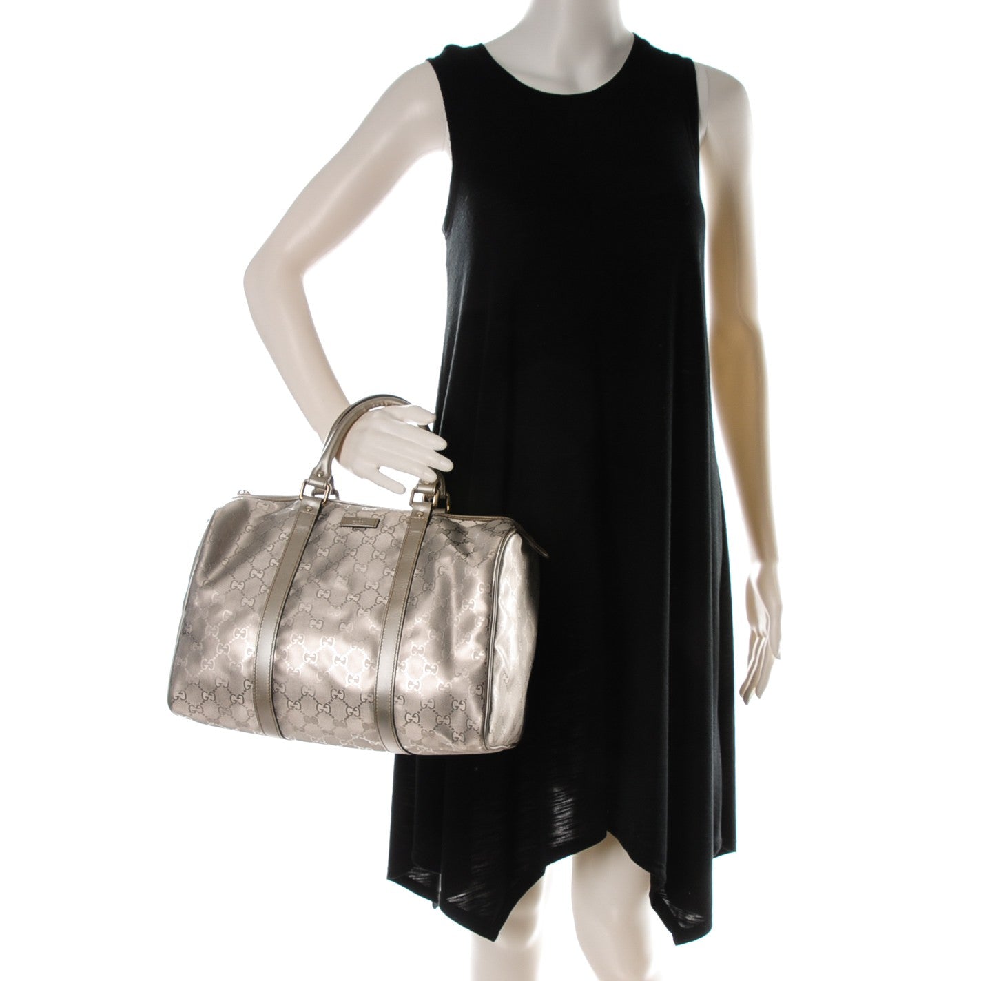 Gucci Imprime Monogram Medium Joy Boston Silver 2 of 11