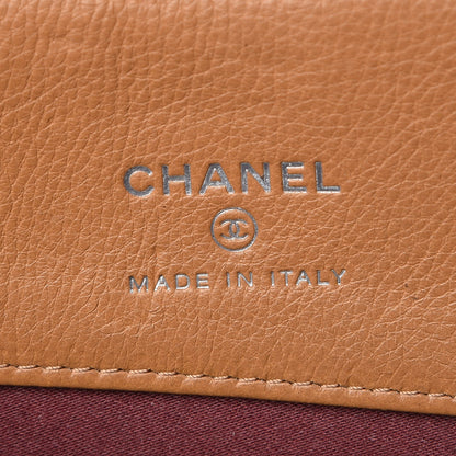 Chanel Calfskin Quilted CC Waiter Clutch Clutch With Chain Brown 11 of 14