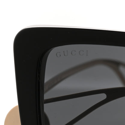 Gucci Oversized Square GG04335S Sunglasses Black 7 of 7