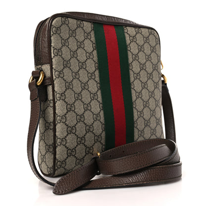 Gucci GG Supreme Monogram Web Small Ophidia Messenger Bag Brown 3 of 12
